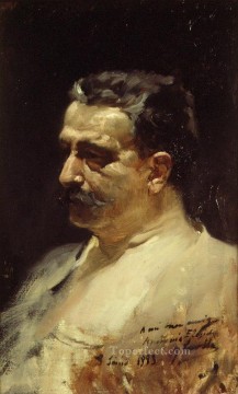  Antonio Obras - Retrato de Antonio Elegido pintor Joaquín Sorolla